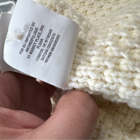 Anthropologie Maeve Cable Knit Chunky Cardigan Sweater Blazer Size Small - Picture 14 of 15